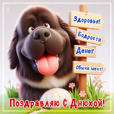 Picture открытка здоровья, бодрости и денег, поздравляю