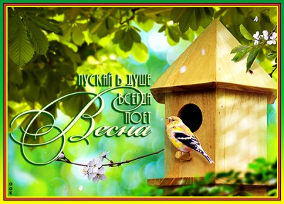 Картинка счастливой весны друзья мои