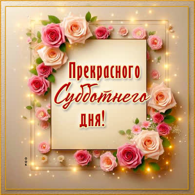 Picture теплая открытка прекрасного субботнего дня