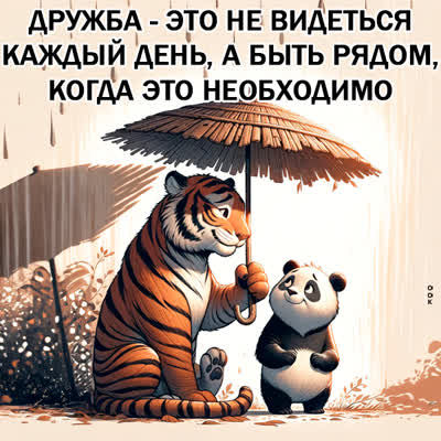 Postcard уютная картинка для друзей
