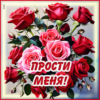 Postcard вдохновляющая открытка прости меня