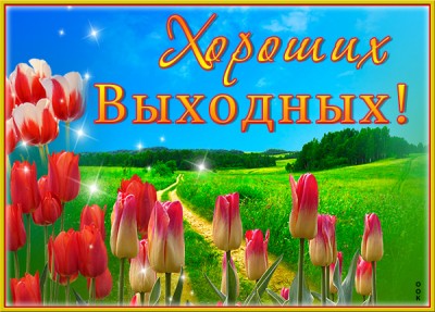 Картинка великолепная открытка хороших выходных