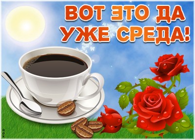 Открытка веселая картинка со средой