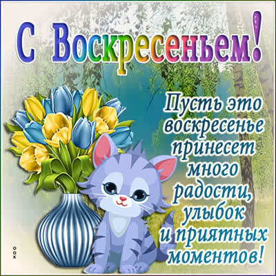 Picture яркая картинка с воскресеньем