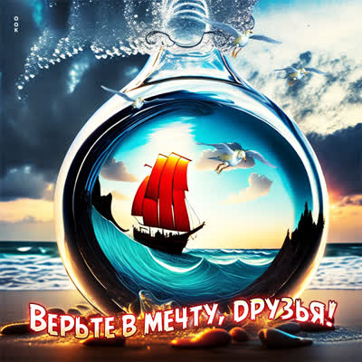 Picture яркая картинка верьте в мечту