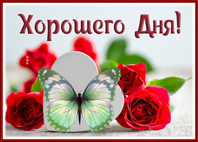 Postcard яркая картинка хорошего дня