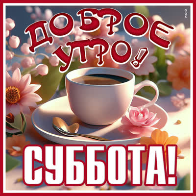 Postcard забавная открытка доброе утро субботы