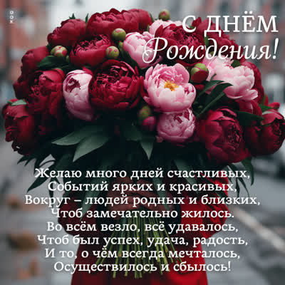 Picture желаю много дней счастливых! с днем рождения