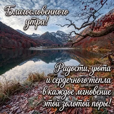 Postcard картинка благословенного утра