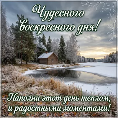Postcard картинка чудесного воскресного дня