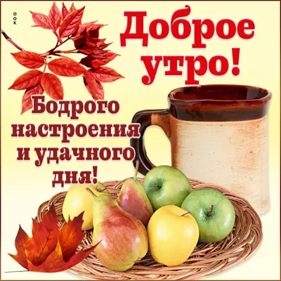 Picture картинка доброго осеннего утра