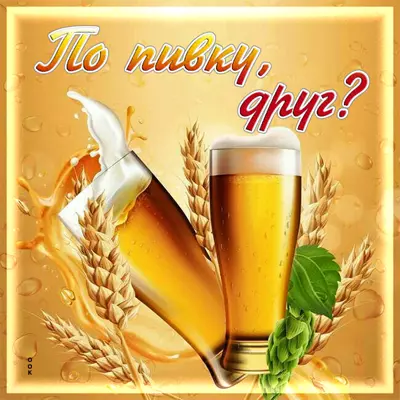 Picture картинка по пивку, друг?