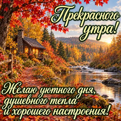 Picture картинка прекрасного осеннего утра