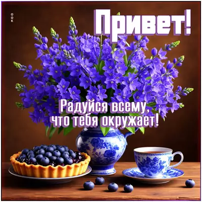 Picture картинка привет, радуйся всему, что окружает