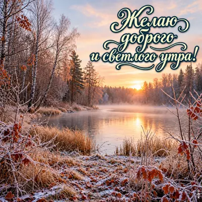 Postcard картинка светлого утра