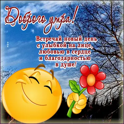 Postcard красочная открытка доброго утра