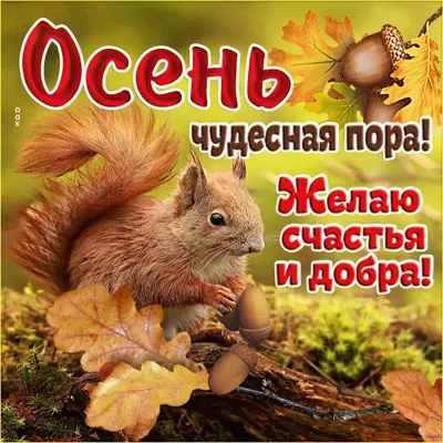 Picture осенняя открытка