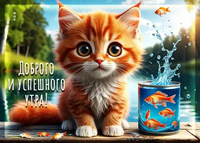 Postcard открытка доброго и успешного утра