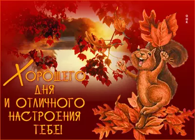 Postcard смешная открытка хорошего дня и отличного настроения