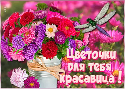 Picture свежая открытка красивой женщине с цветами