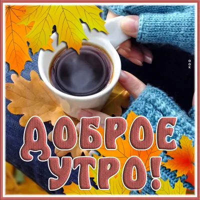 Postcard уютная открытка доброе утро