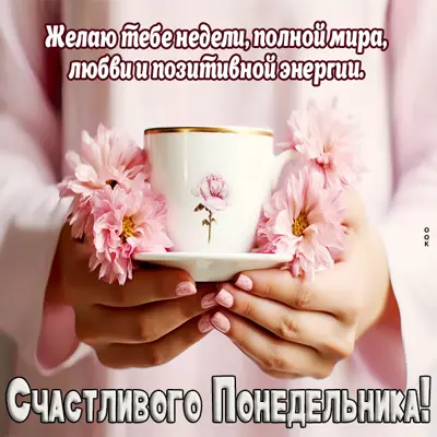 Postcard яркая открытка счастливого понедельника