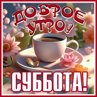Postcard забавная открытка доброе утро субботы