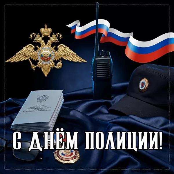 Картинка замечательная картинка с днём полиции (милиции)