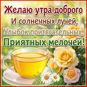 Открытка открытка доброе утро, огромных сил