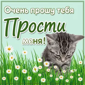 Картинка искренняя открытка прости