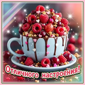 Открытка прекрасная открытка вкусного настроения