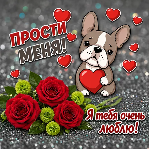 Picture картинка прости меня! я тебя очень люблю!