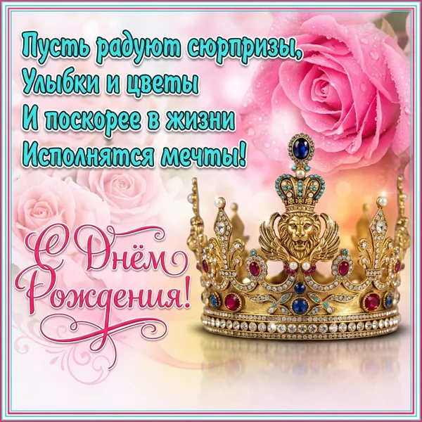 Picture красивая открытка с короной