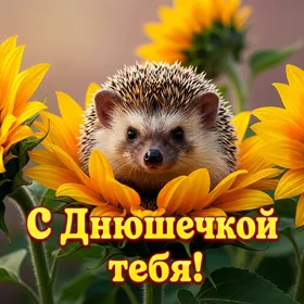 Postcard милая картинка с днюшечкой тебя