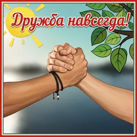 Picture яркая открытка дружба навсегда