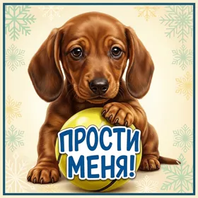 Postcard чудесная открытка прости меня