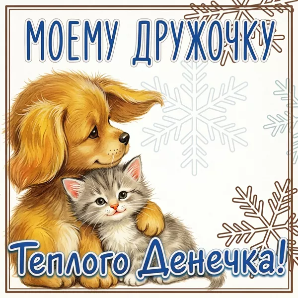 Postcard милая картинка моему дружочку теплого денечка