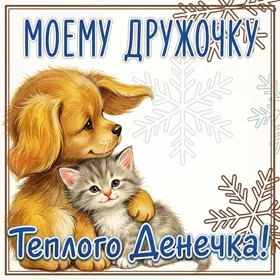 Postcard милая картинка моему дружочку теплого денечка