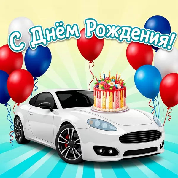 Postcard очаровательная открытка с днем рождения