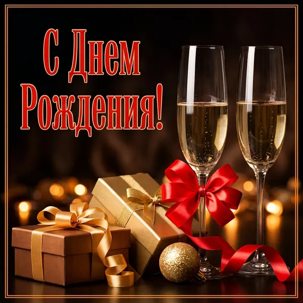 Postcard чудная открытка с днем рождения мужчине