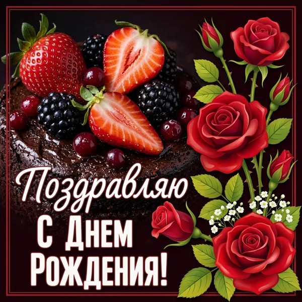 Picture чудесная открытка с днем рождения