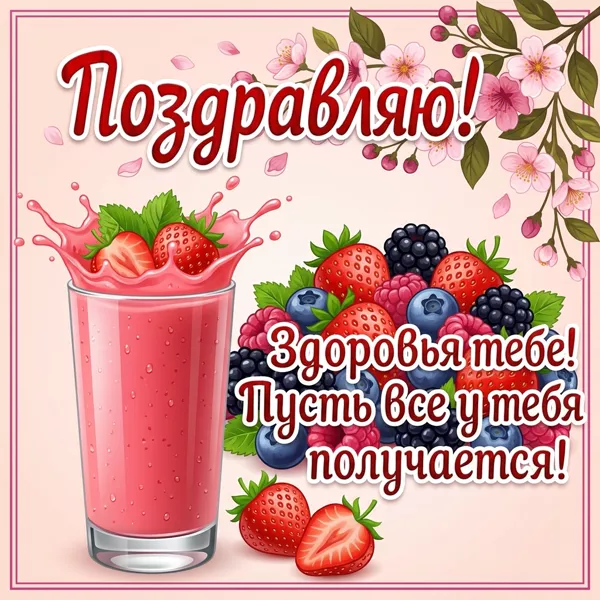 Postcard яркая картинка пусть все у тебя получается