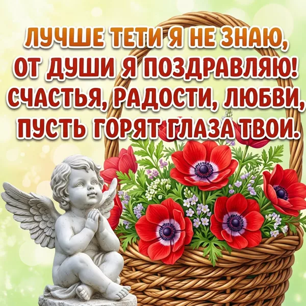 Картинка красивая картинка с днем рождения любимой тете