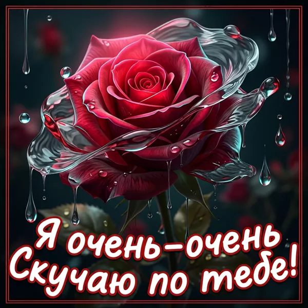 Picture чудесная картинка скучаю по тебе