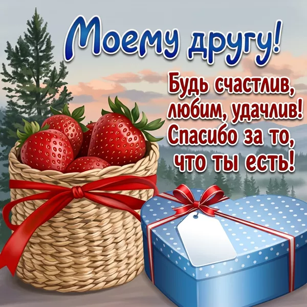 Picture чудесная открытка моему другу