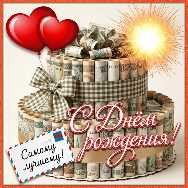 Postcard сказочная открытка с днем рождения