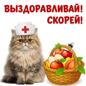 Картинка картинка желаю тебе по быстрее поправится