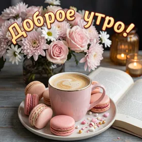 Postcard очаровательная открытка доброе утро