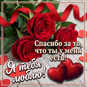 Picture яркая открытка я тебя люблю