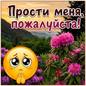 Picture очаровательная открытка прости меня пожалуйста